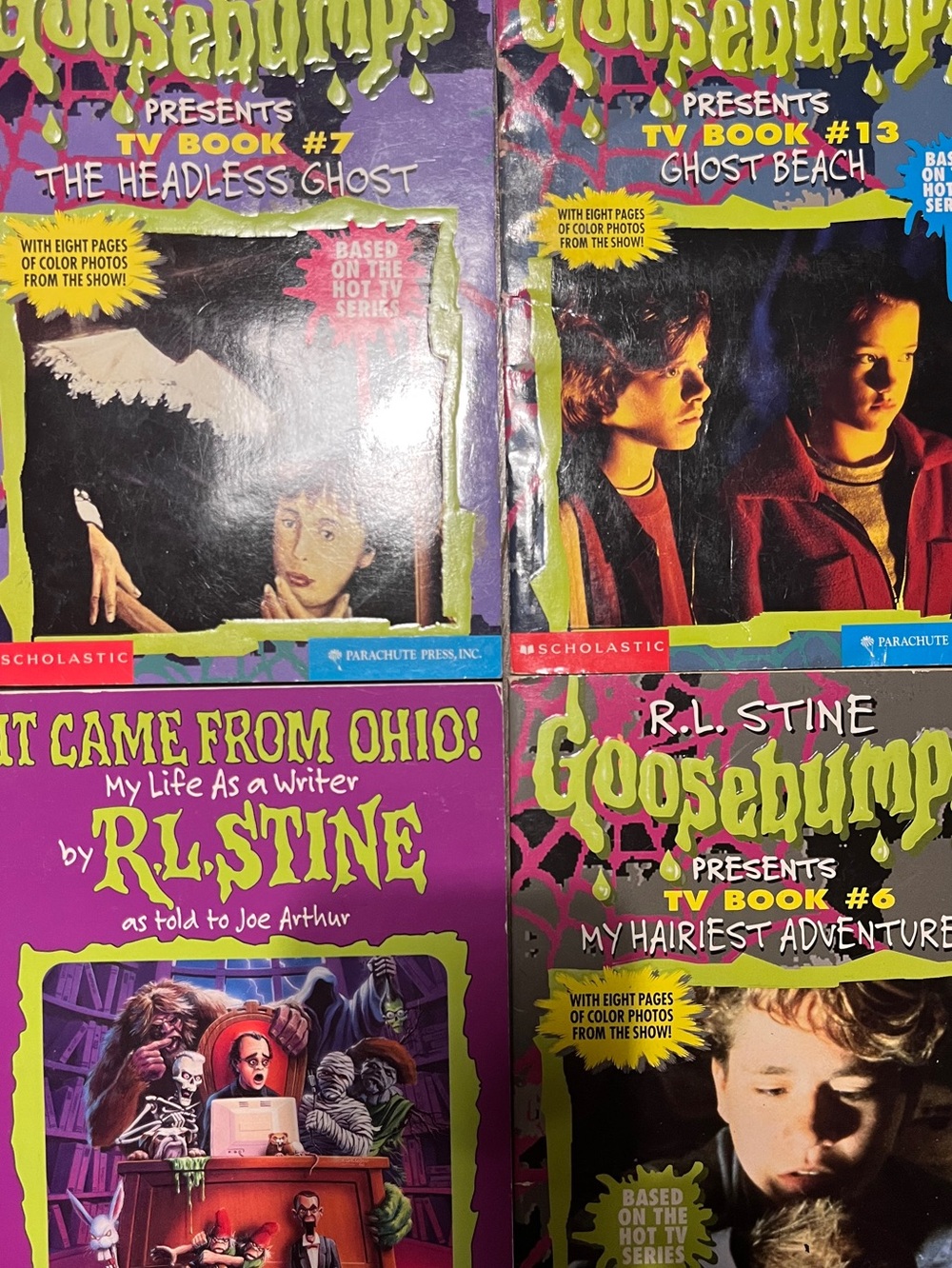 3 tv Goosebumbs books 6 7 and 13 With a new copy of It came from Ohio collectors